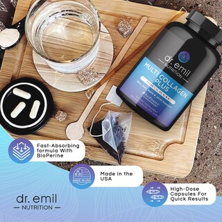 Foto 5 | Foto 5 | Suplementos De Colágeno Dr. Emil Nutrition Multi 180 Cápsulas - Venta Internacional.
