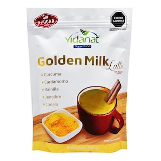 Foto 1 | Foto 1 | Golden Milk (leche Dorada) Latte 300 Grs Vidanat