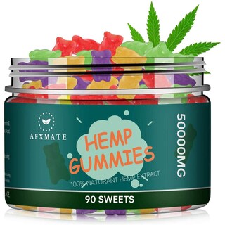 Foto 1 | Foto 1 | Gomitas De Cáñamo Afxmate 50000 Mg Con Vitamina E Y B6 (90 Gomitas) - Venta Internacional.