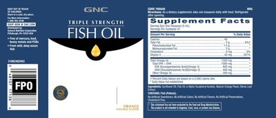 Foto 2 | Foto 2 | Suplemento de Aceite de Pescado GNC Triple Strength de 240 ml con 1000 mg de Omega-3 - Venta Internacional