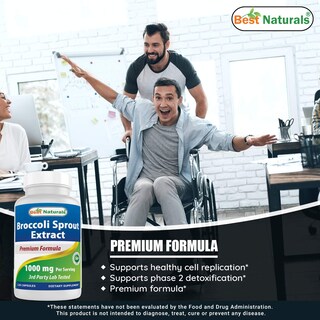 Foto 4 | Foto 4 | Suplemento De Extracto De Brotes De Brócoli Best Naturals 1000 Mg - Venta Internacional.