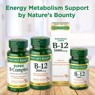 Foto 5 | Foto 5 | Suplemento de Vitamina B-12 de Nature's Bounty 500 MCG 100 Tabletas - Venta Internacional