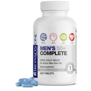 Foto 1 | Foto 1 | Suplemento Multivitamínico Bronson One Daily para Hombres de Más de 50 Años 360 Tabletas - Venta Internacional