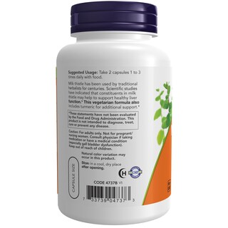 Foto 3 | Foto 3 | Suplemento Now Foods Cardo Mariano con Silimarina 150 mg con Cúrcuma - Venta Internacional