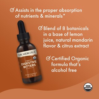 Foto 4 | Foto 4 | Suplemento Dr. Mercola Organic Digestive Bitters 60 Ml - Venta Internacional