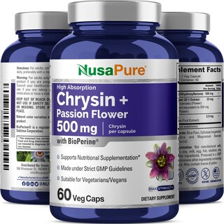 Foto 4 | Foto 4 | Suplemento Nusapure Chrysin de 60 Cápsulas-Venta Internacional