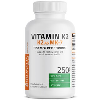 Foto 5 | Foto 5 | Suplemento Bronson Vitamina K2 Mk-7 100 Mcg 250 Cápsulas - Venta Internacional