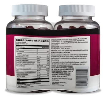 Foto 2 | Foto 2 | Suplemento Multivitamínico Amazon Basics Para Adultos Con 300 Gomitas - Venta Internacional.