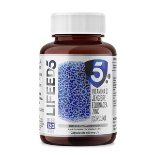 Foto 1 | Foto 1 | Suplemento Alimenticio Immune Jengibre Lifeed5 120 Cápsulas