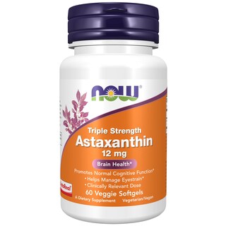 Foto 1 | Foto 1 | Suplemento Now Foods De Astaxantina, 12 Mg, Triple Concentración, 60 G - Venta Internacional.