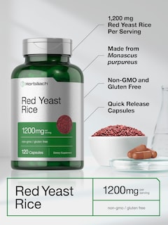 Foto 4 | Foto 4 | Suplemento Horbäach De Arroz De Levadura Roja 1200 Mg 120 Cápsulas - Venta Internacional.