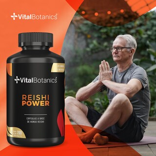 Foto 5 | Foto 5 | Suplemento Alimenticio Vitalbotanics Reishi Power 200 Cápsulas