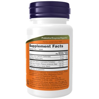 Foto 2 | Foto 2 | Suplemento Para La Salud Digestiva Ulcetrol™ De Now Foods, 60 Comprimidos - Venta Internacional.