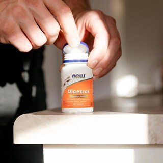 Foto 5 | Foto 5 | Suplemento Para La Salud Digestiva Ulcetrol™ De Now Foods, 60 Comprimidos - Venta Internacional.