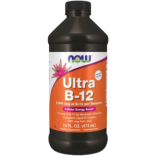 Foto 1 | Foto 1 | Supplement Now Ultra B-12 Liquid 473 Ml Con 800 Mcg De Ácido Fólico - Venta Internacional.
