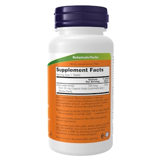 Foto 3 | Foto 3 | Suplemento Now Foods Kelp 150 Mcg De Yodo Natural, 200 Tabletas - Venta Internacional.