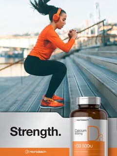 Foto 7 | Foto 7 | Suplemento De Calcio Horbäach 600 Mg Con Vitamina D3 120 Cápsulas Blandas - Venta Internacional.