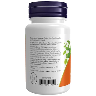 Foto 3 | Foto 3 | Aceite De Ajo Supplements Now Foods 1500 Mg 100 Cápsulas Blandas - Venta Internacional.