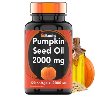 Foto 1 | Foto 1 | Suplemento Vitamínico De Aceite De Semilla De Calabaza 2000 Mg X 120 Cápsulas Blandas - Venta Internacional.