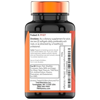 Foto 6 | Foto 6 | Suplemento Vitamínico De Aceite De Semilla De Calabaza 2000 Mg X 120 Cápsulas Blandas - Venta Internacional.