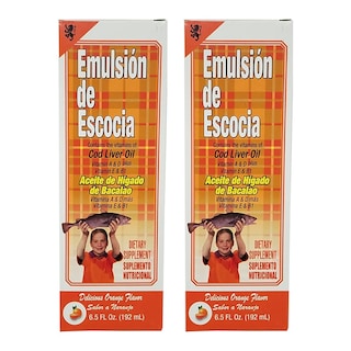Foto 1 | Foto 1 | Suplemento Menper Emulsion De Escocia, Aceite De Hígado De Bacalao Y Naranja, 450 Ml, Paquete De 2 - Venta Internacional.
