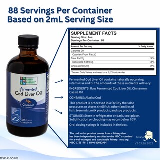 Foto 4 | Foto 4 | Aceite De Hígado De Bacalao Fermentado Líquido Green Pasture 180 Ml - Venta Internacional.