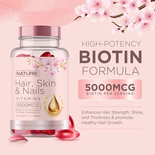 Foto 3 | Foto 3 | Suplemento Fabricado Por La Naturaleza, Vitaminas Para Cabello, Piel Y Uñas, 60 G - Venta Internacional.
