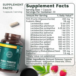 Foto 2 | Foto 2 | Suplemento Primal Harvest Prebiotics Y Probiotics 30 Cápsulas - Venta Internacional.