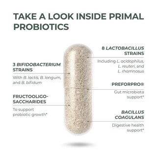 Foto 4 | Foto 4 | Suplemento Primal Harvest Prebiotics Y Probiotics 30 Cápsulas - Venta Internacional.
