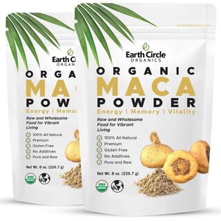 Foto 1 | Foto 1 | Polvo De Raíz De Maca Earth Circle Organics, 250 Ml, Paquete De 2 - Venta Internacional.