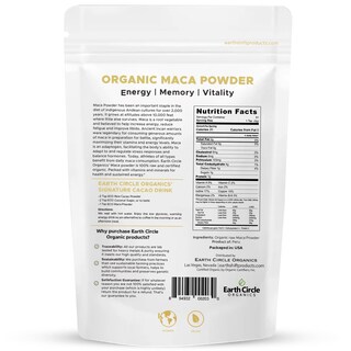 Foto 3 | Foto 3 | Polvo De Raíz De Maca Earth Circle Organics, 250 Ml, Paquete De 2 - Venta Internacional.