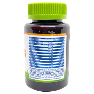 Foto 3 | Foto 3 | Coenzima Q-10 Vitaminas Y Minerales 60 Cápsulas Vidanat