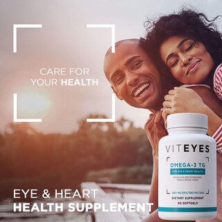 Foto 4 | Foto 4 | Suplemento Viteyes Omega-3 Tg Para La Salud De Los Ojos Y El Corazón 60 Cápsulas Blandas - Venta Internacional.