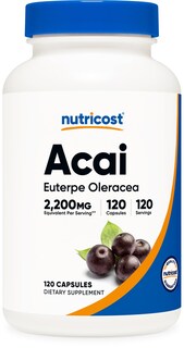 Foto 1 | Foto 1 | Suplemento Nutricost De Extracto De Acai, 2,2 G, 120 Cápsulas Vegetarianas - Venta Internacional.