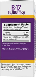 Foto 4 | Foto 4 | Suplemento De Vitamina B12 Superior Source, 10 000 Mcg, 60 Comprimidos - Venta Internacional.