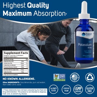 Foto 3 | Foto 3 | Suplemento De Oligoelementos De Potasio Iónico Líquido 99 Mg - Venta Internacional.