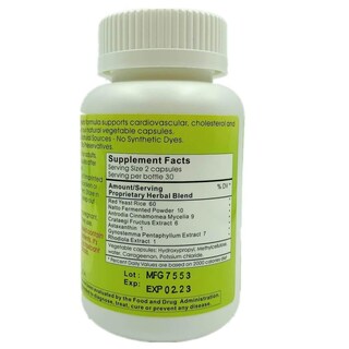 Foto 3 | Foto 3 | Suplemento Meditalent Kong May Herbal Con Arroz De Levadura Roja 60 Cápsulas - Venta Internacional.