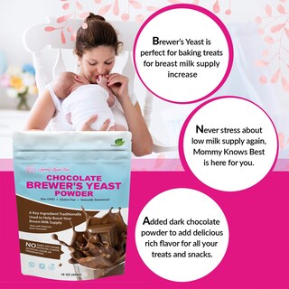 Foto 4 | Foto 4 | Suplemento Para La Lactancia Mommy Knows Best Brewer's Levadura En Polvo - Venta Internacional.