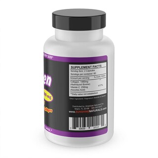 Foto 4 | Foto 4 | Cápsulas De Colágeno Sunshine Naturals 1480 Mg Con Vitamina C 120 Cápsulas - Venta Internacional.