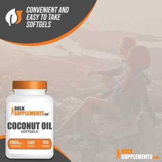 Foto 6 | Foto 6 | Cápsulas Blandas De Aceite De Coco Bulksupplements.com 2000 Mg 240 Cápsulas Blandas - Venta Internacional.