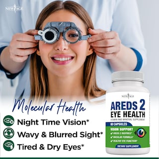 Foto 4 | Foto 4 | Vitamina Para Ojos New Age Areds 2 Con Arándano, 6000 Mg De Luteína, 60 Unidades - Venta Internacional.