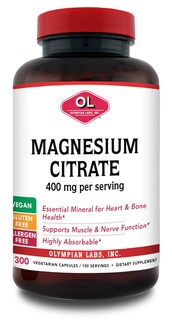 Foto 1 | Foto 1 | Suplemento Olympian Labs De Citrato De Magnesio 400 Mg 300 Cápsulas - Venta Internacional.