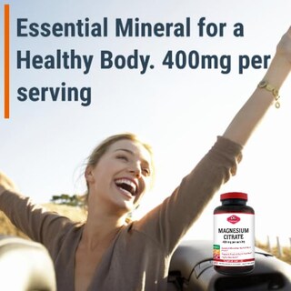 Foto 5 | Foto 5 | Suplemento Olympian Labs De Citrato De Magnesio 400 Mg 300 Cápsulas - Venta Internacional.