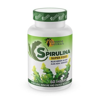 Foto 1 | Foto 1 | Suplemento Sunshine Naturals Spirulina 500 Mg 60 Comprimidos - Venta Internacional.