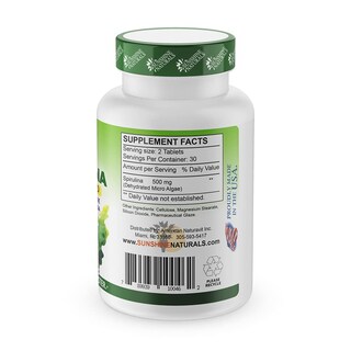 Foto 3 | Foto 3 | Suplemento Sunshine Naturals Spirulina 500 Mg 60 Comprimidos - Venta Internacional.