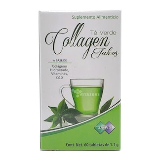 Foto 1 | Foto 1 | Colágeno Hidrolizado Sabor Té Verde 60 Tabletas Jahv's