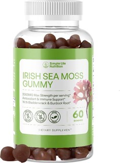 Foto 1 | Foto 1 | Gomitas De Musgo Marino Irlandés Supplement Simple Life Nutrition, 60 Unidades - Venta Internacional.