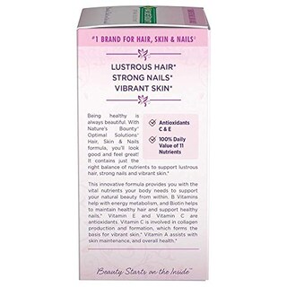 Foto 2 | Foto 2 | Supplement Nature's Bounty Optimal Solutions Para Cabello, Piel Y Uñas - Venta Internacional.