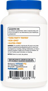 Foto 4 | Foto 4 | Suplemento Nutricost Yohimbina Hcl 5 Mg 240 Cápsulas - Venta Internacional.