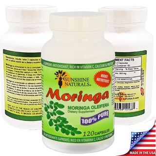 Foto 2 | Foto 2 | Suplemento Dietético Sunshine Naturals Moringa 120 Cápsulas - Venta Internacional.